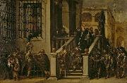 Juan de Valdes Leal Saint Thomas of Villanueva Giving Alms to the Poor Sweden oil painting artist